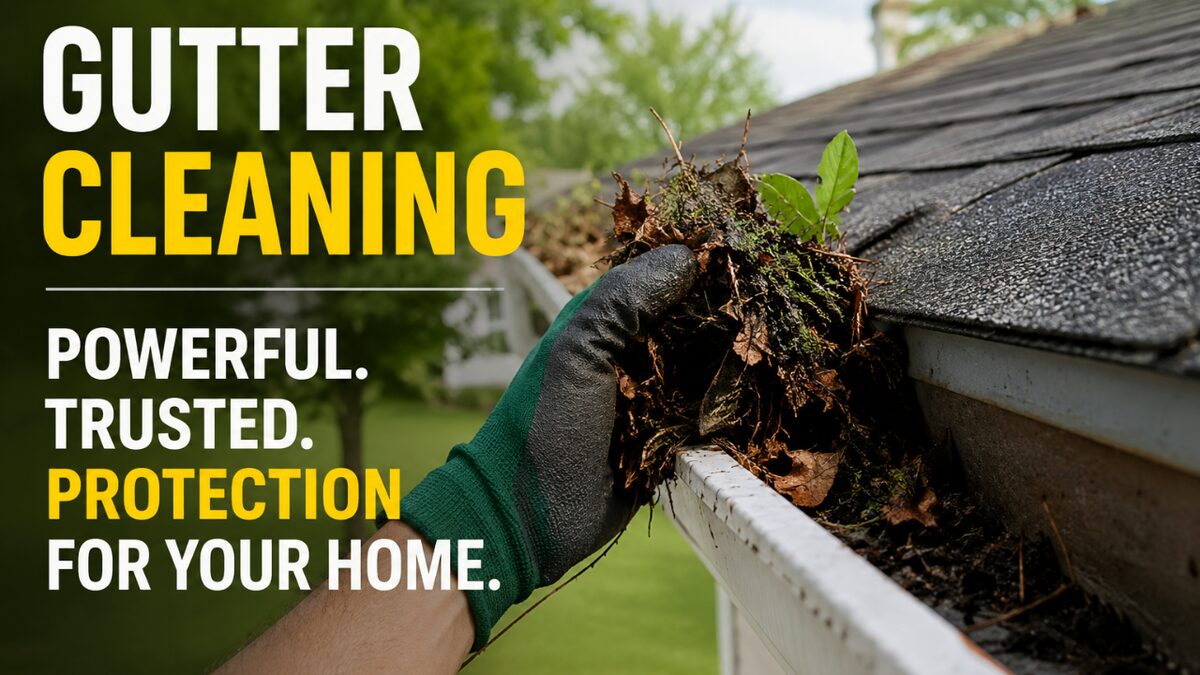 Gutter Cleaning Powerful Trusted Protection for Your Home - Pro Maids