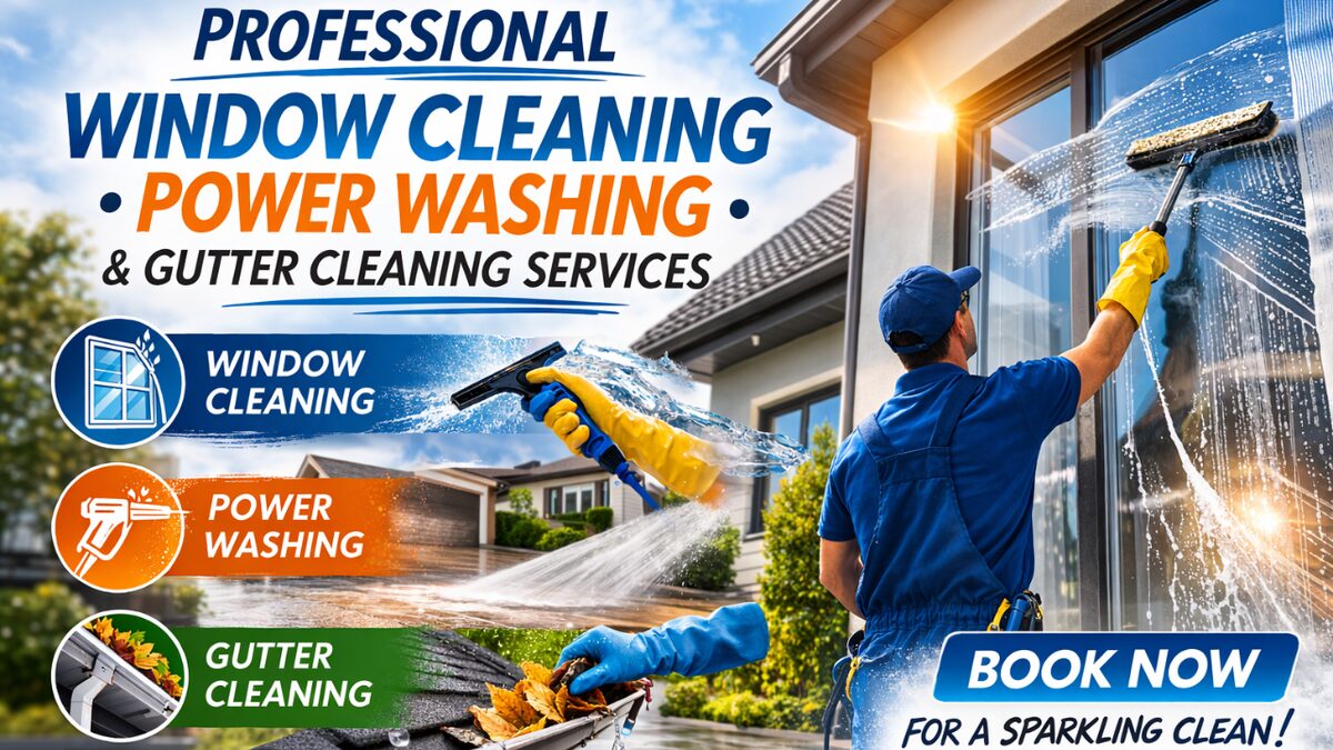 Professional Window Cleaning, Power Washing & Gutter Cleaning Services - Pro Maids